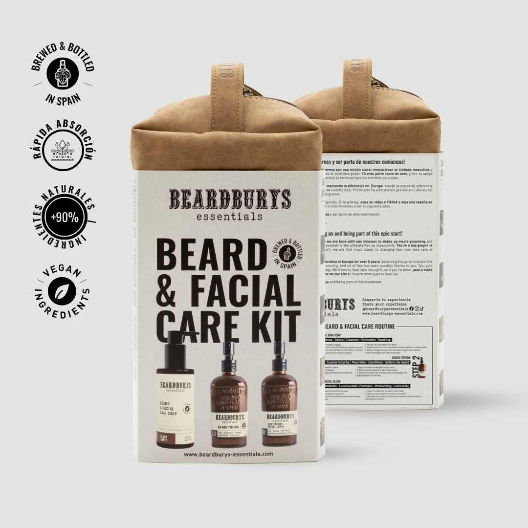 Regalo Neceser- Beardburys Essentials Beard&Facial Care Kit