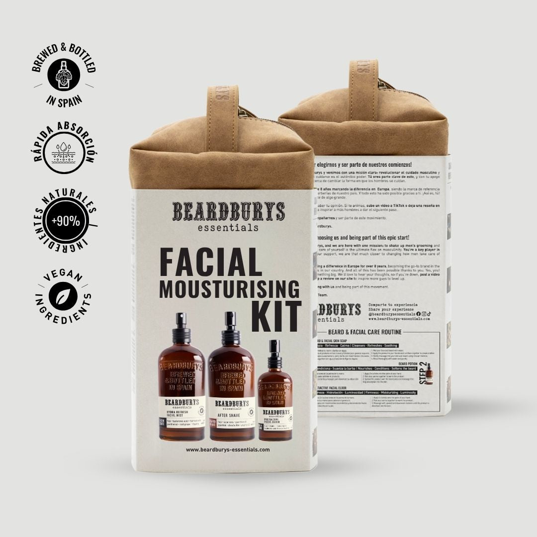 Neceser para Regalo Kit Cuidado Afeitado | Mousturising Kit