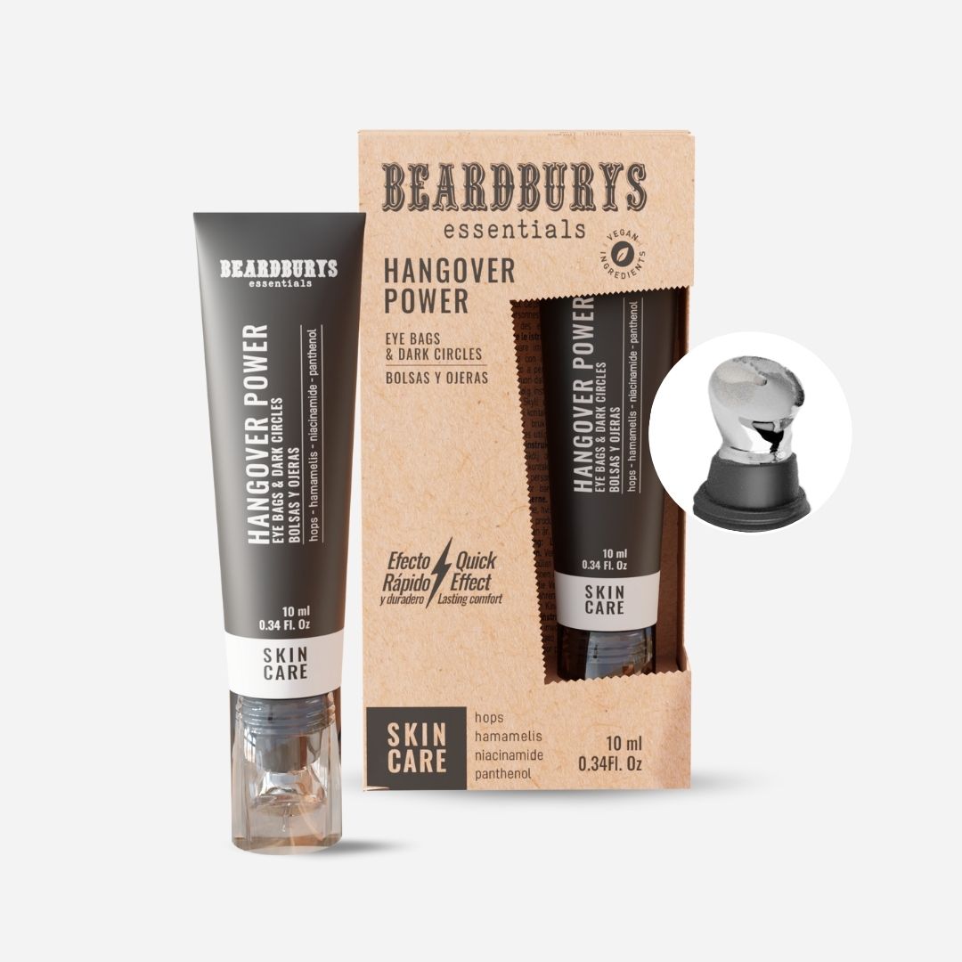 Contorno de Ojos para Hombres Hangover Power | Anti-Ojeras Beardburys Essentials