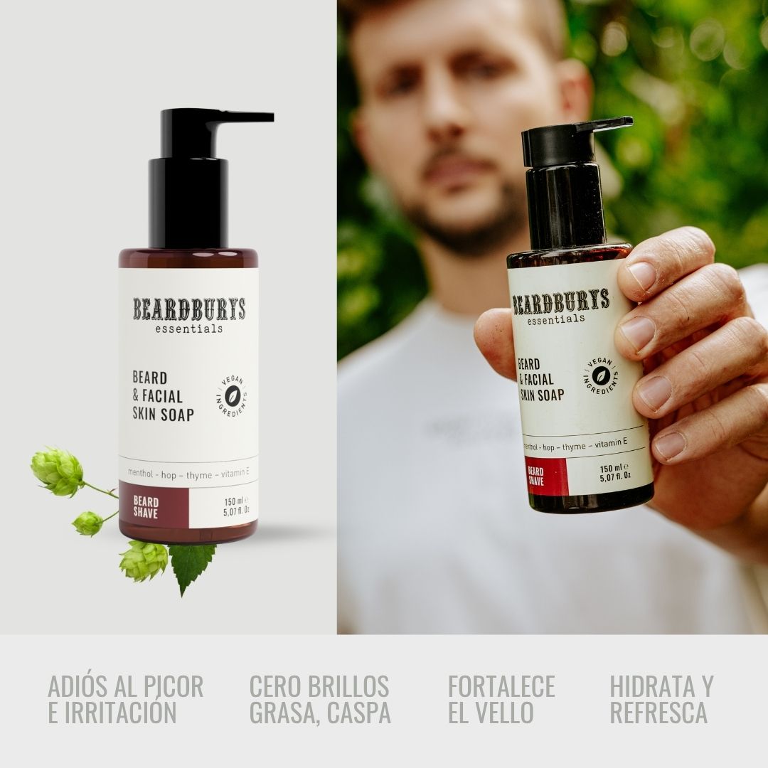 Regalo Neceser- Beardburys Essentials Beard&Facial Care Kit