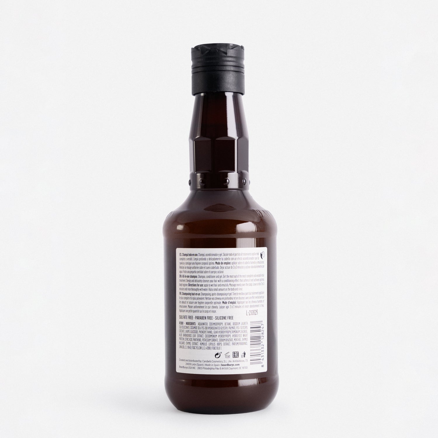 Champú, Acondicionador y Gel All in One Beardburys Essentials