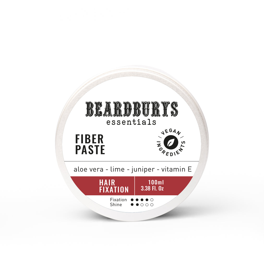 Cera semi mate que proporciona una fijación fuerte. La cera Fiber de Essentials ayuda a dar textura y volumen al cabello.