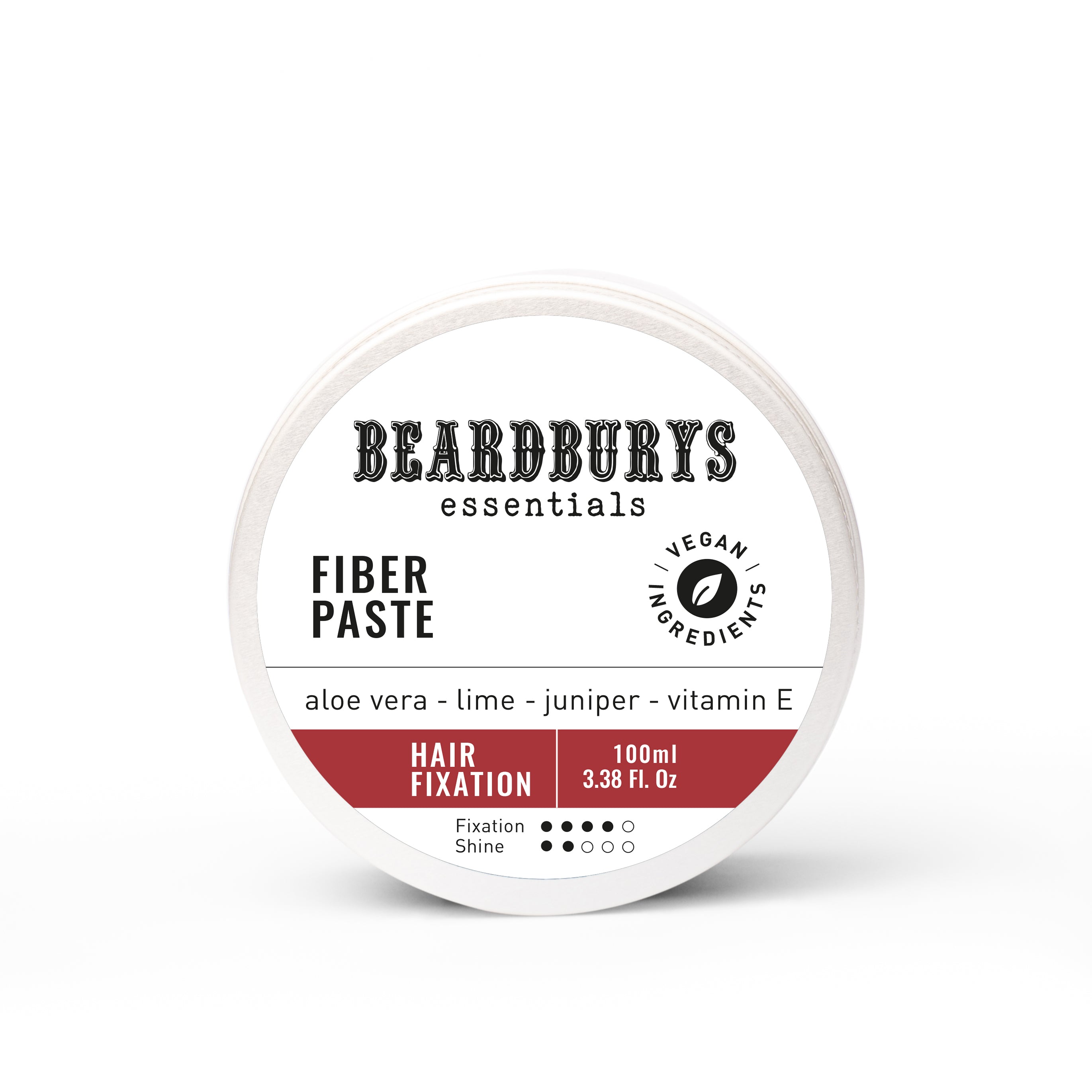 Cera semi mate que proporciona una fijación fuerte. La cera Fiber de Essentials ayuda a dar textura y volumen al cabello.