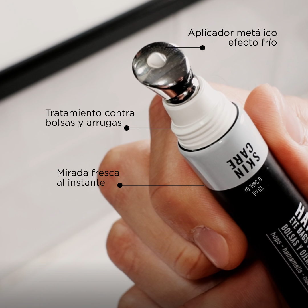 Contorno de Ojos para Hombres Hangover Power | Anti-Ojeras Beardburys Essentials