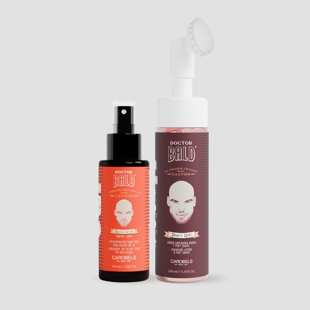 Summer Pack Sun Protection and After Sun for Bald Men