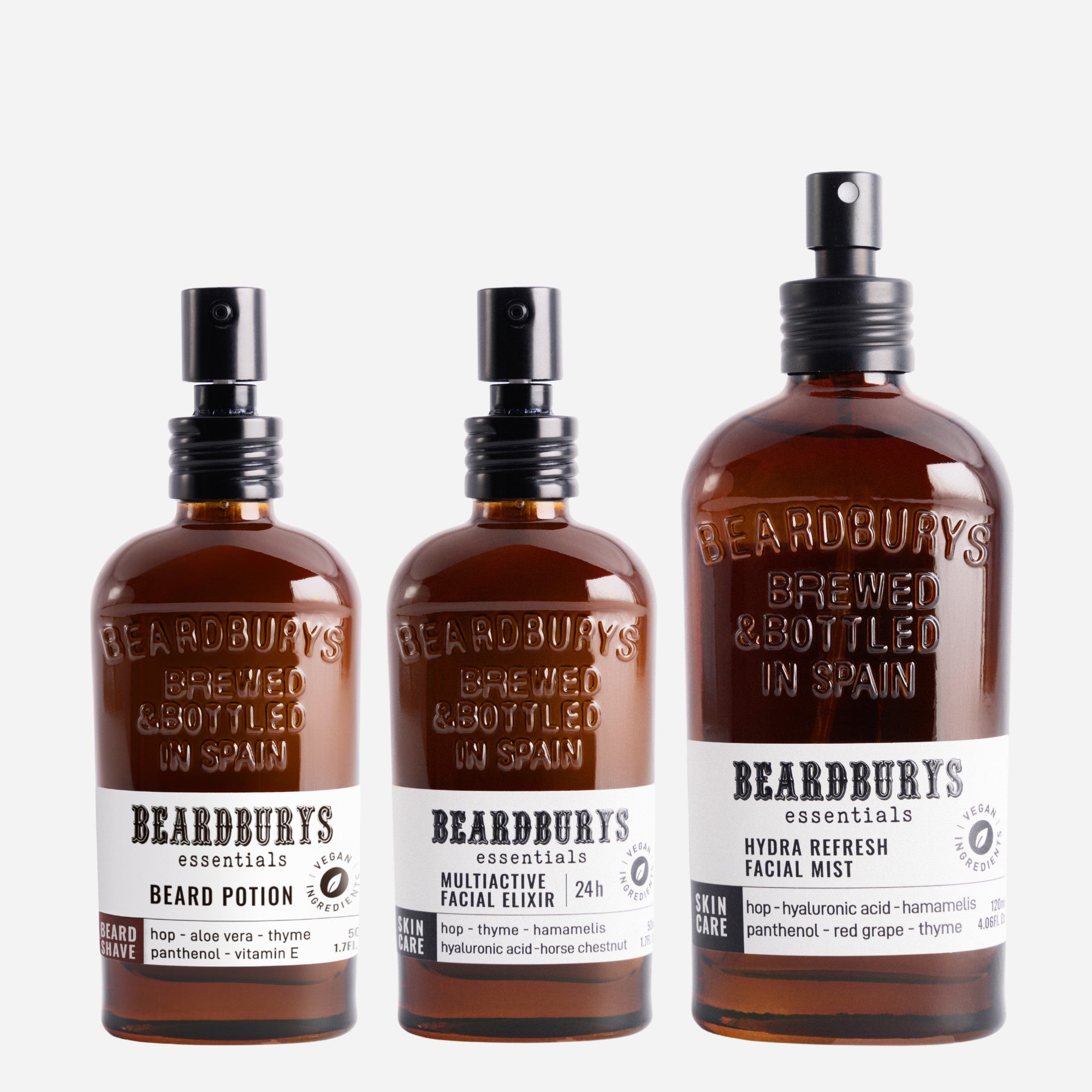 Complete Facial Care Kit for Beard and Face - 3 steps