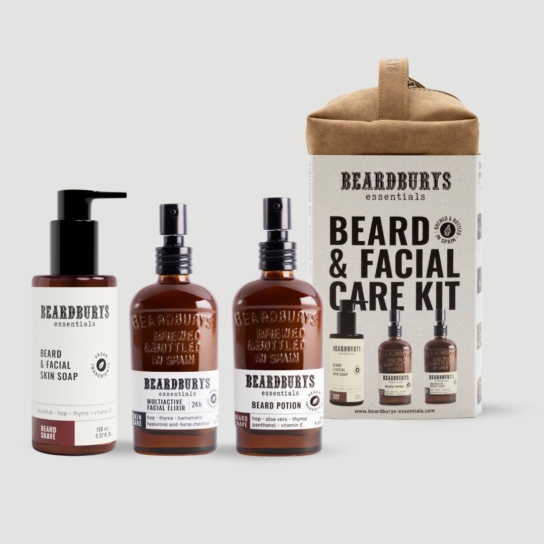 Regalo Neceser- Beardburys Essentials Beard&Facial Care Kit