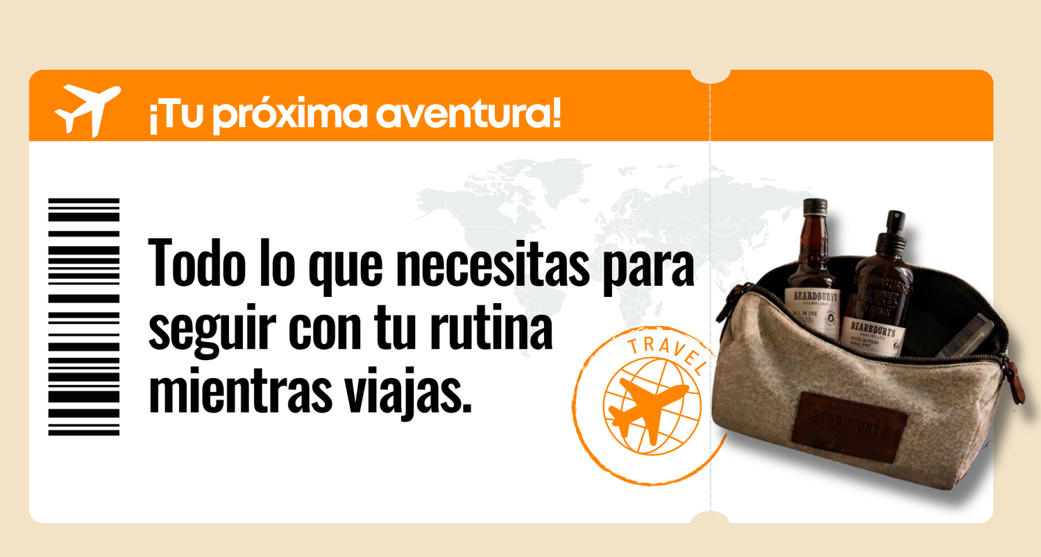 El neceser de viaje para hombre: qué llevar para cuidar tu imagen