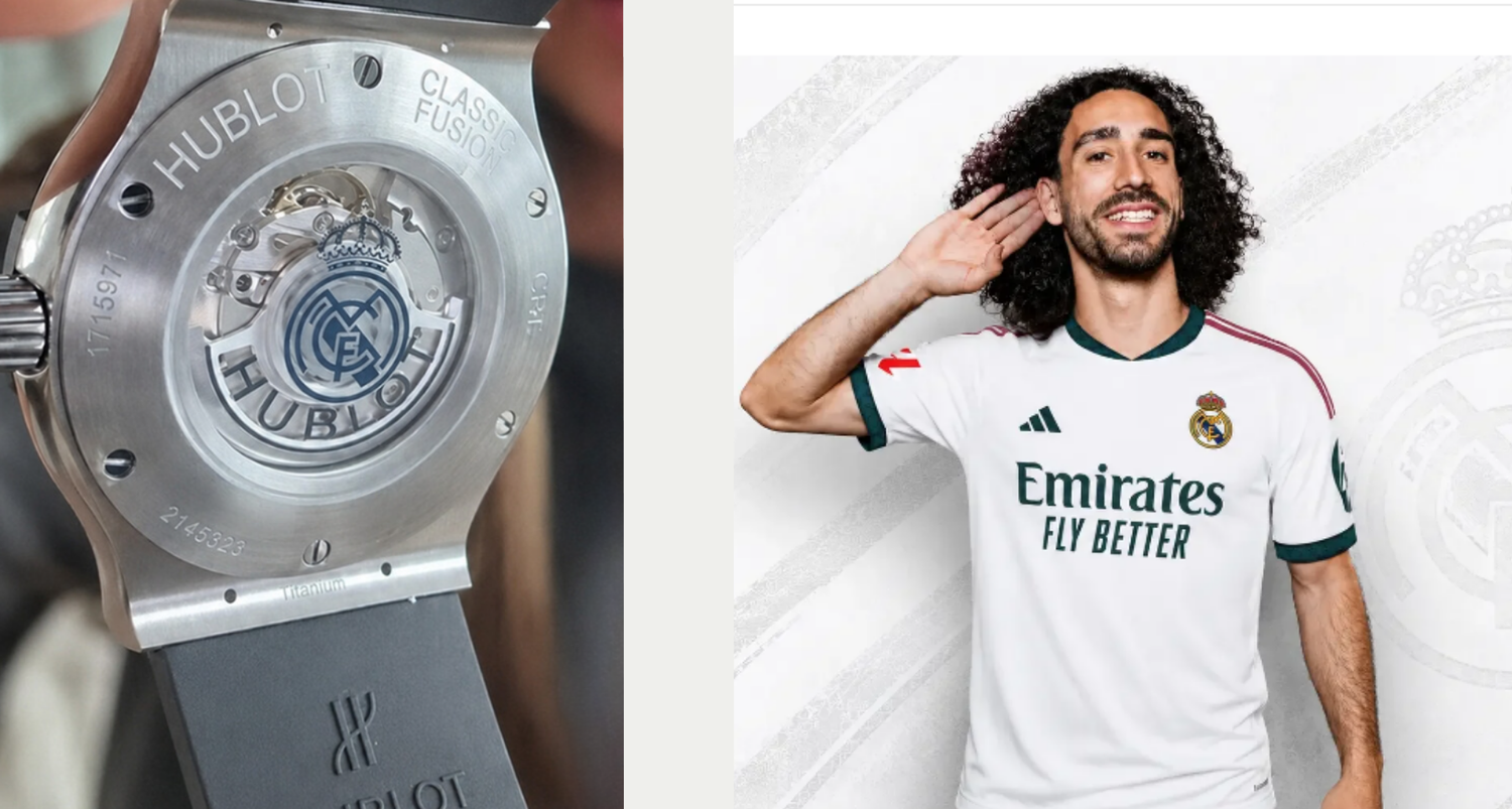 El reloj de Cucurella: así es el Hublot exclusivo que le ha regalado el Real Madrid