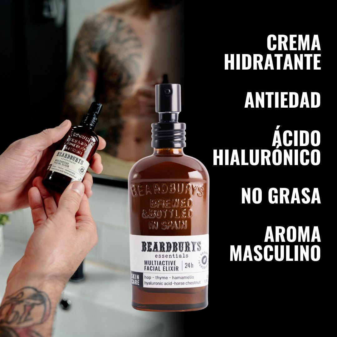 Kit Rutina Facial Hombre Afeitado | Beardburys Essentials