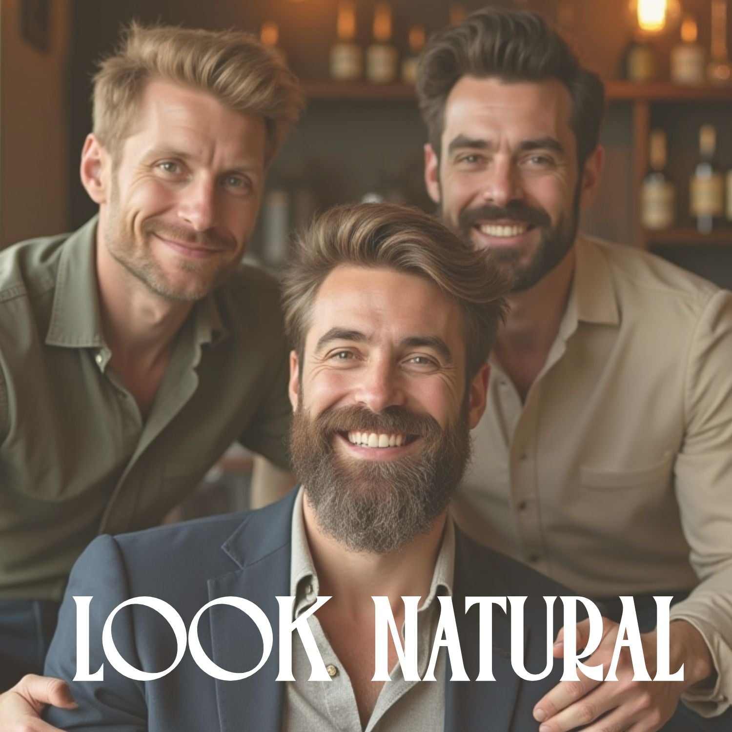 Champú color para hombre 3N Castaño Oscuro| Pelo, Barba y Bigote