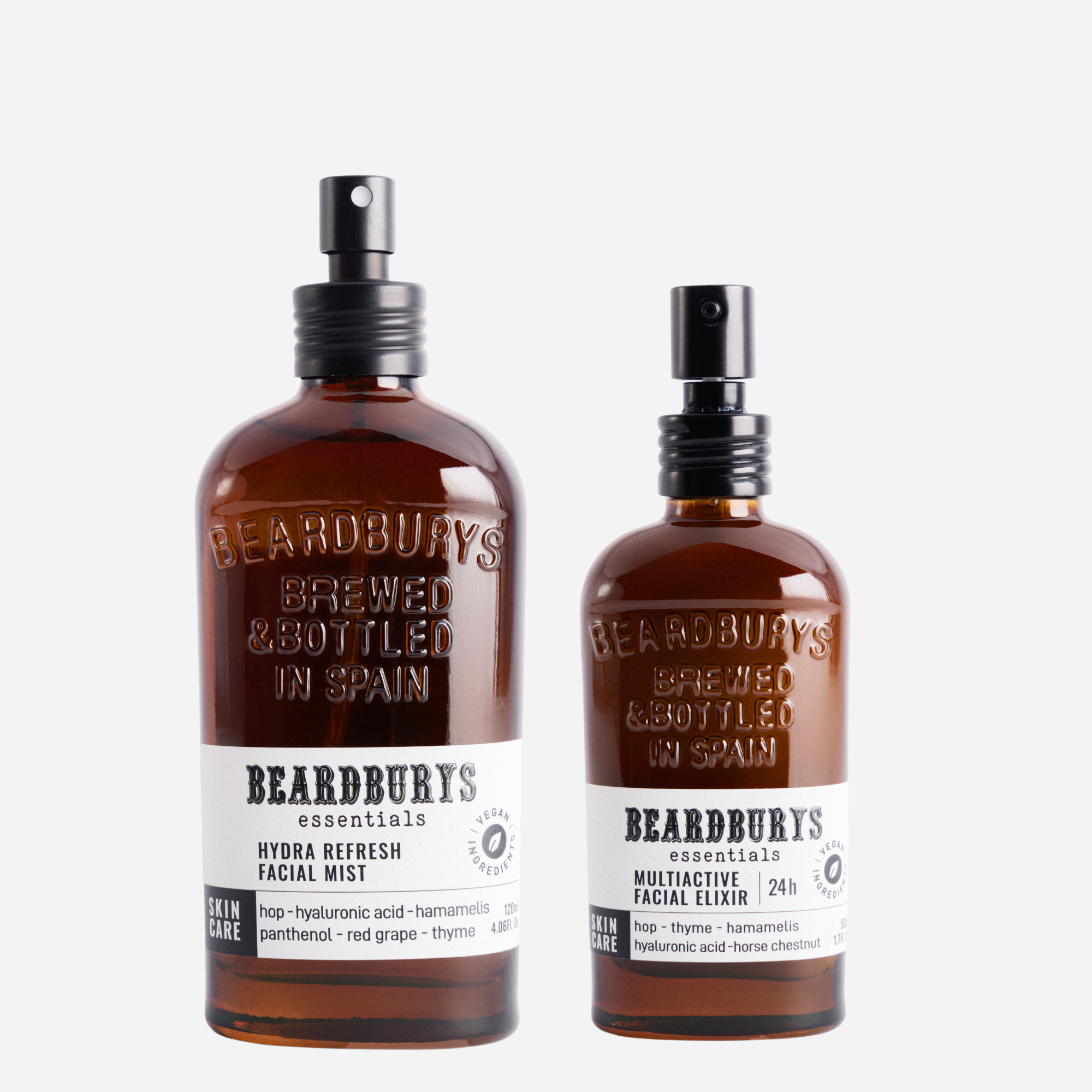 Kit Express de Cuidado del Rostro para Hombre Beardburys Essentials