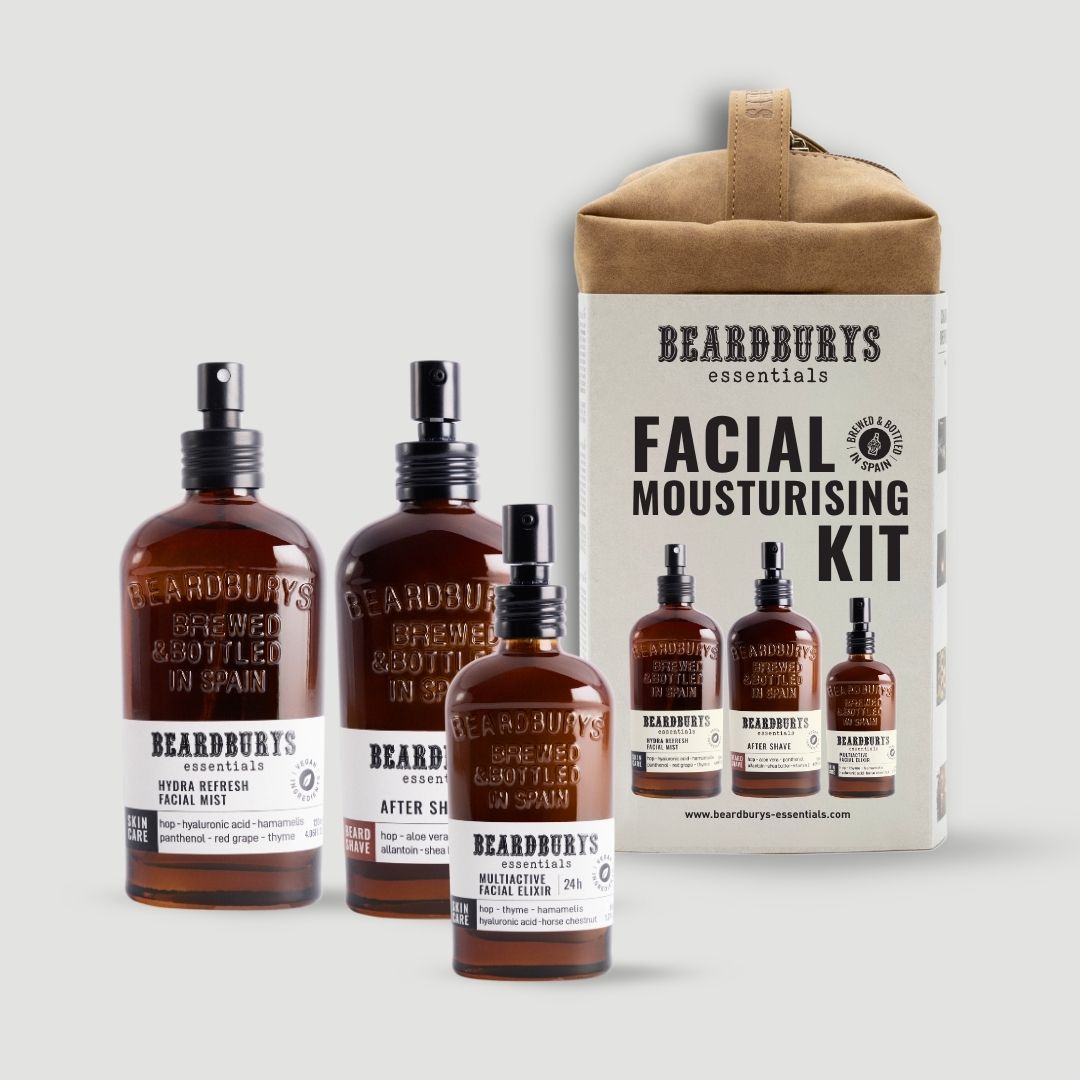 Neceser para Regalo Kit Cuidado Afeitado | Mousturising Kit