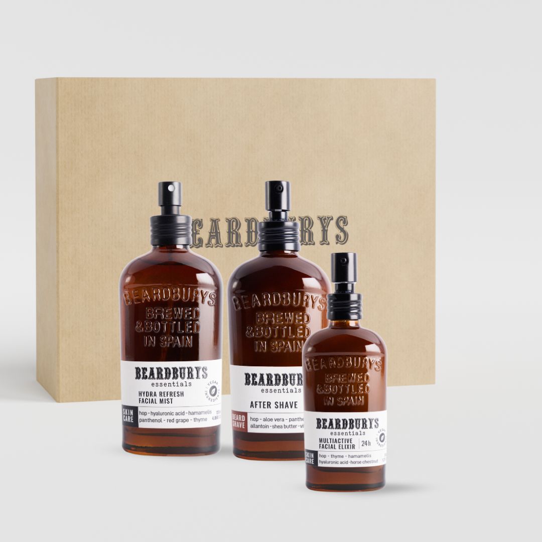 Kit Rutina Facial Hombre Afeitado | Beardburys Essentials