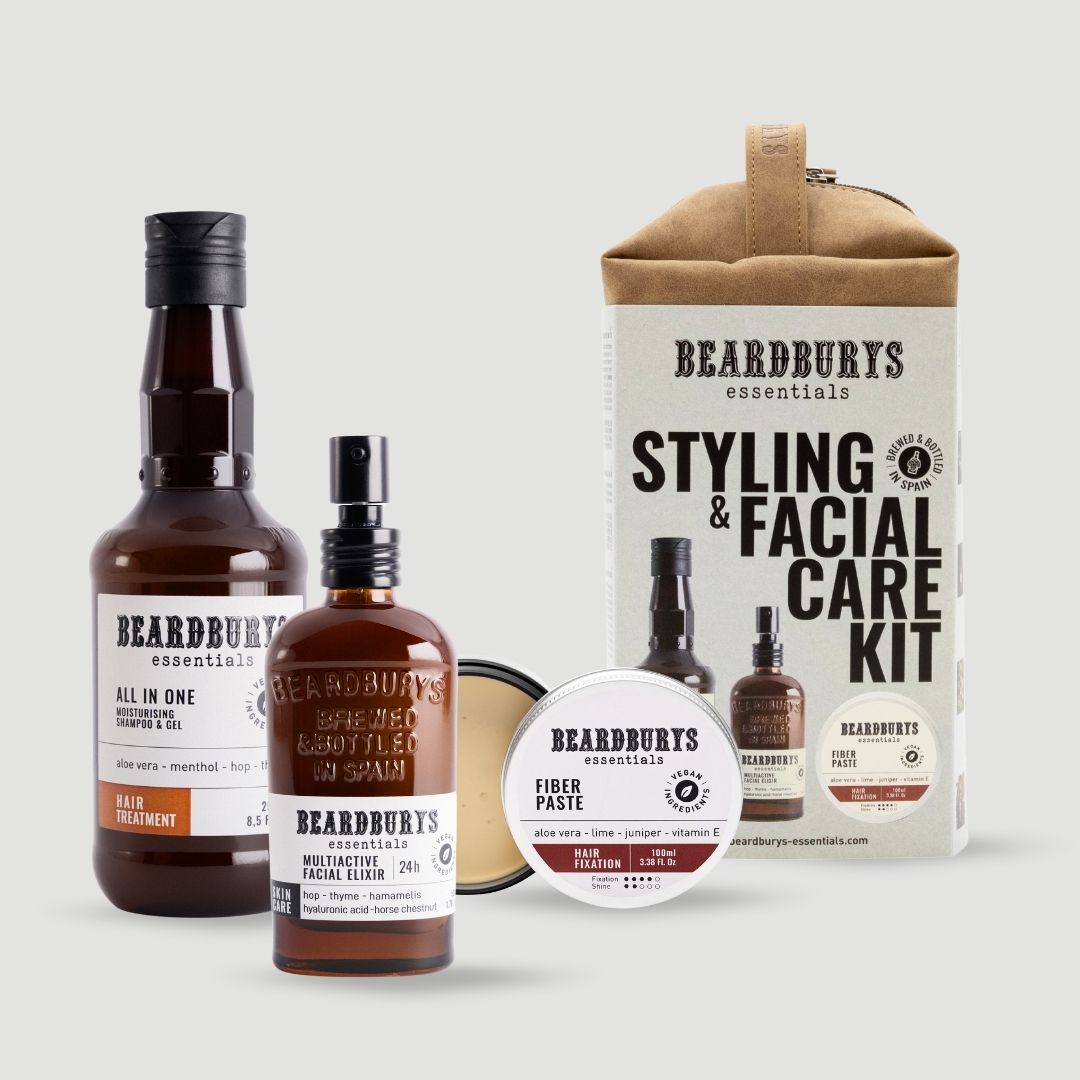 Neceser para Regalo Kit Cuidado Facial y Cabello | Styling &amp; Facial Care